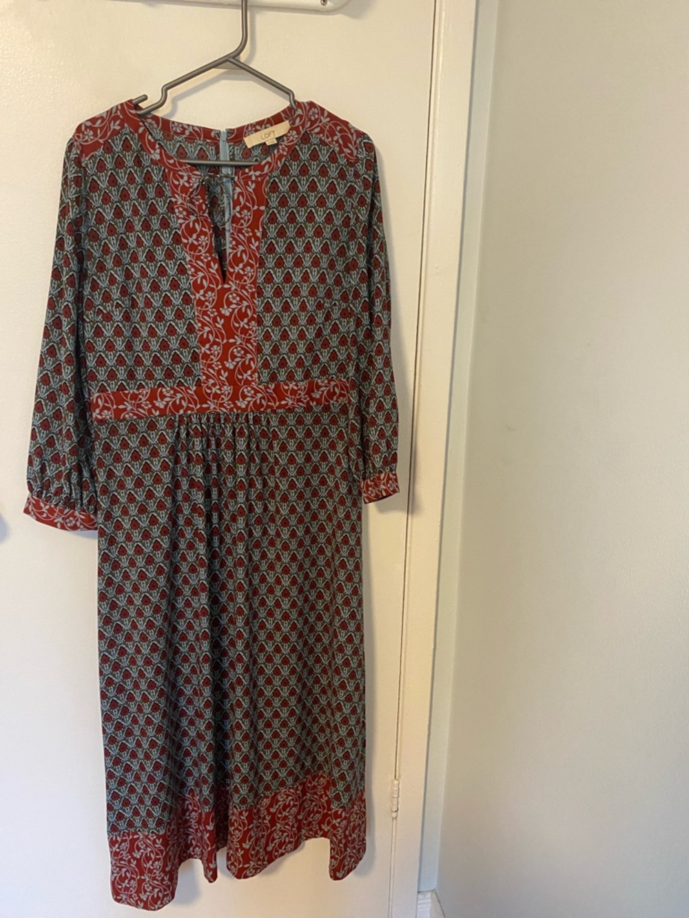 LOFT 70s inspired dress